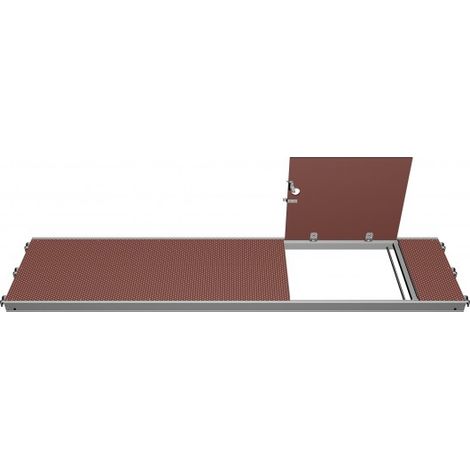 LAYHER - Plancher à trappe decale sans échelle combi aluminium bois pour échafaudage multidirectionnel LAYHER UNIVERSEL