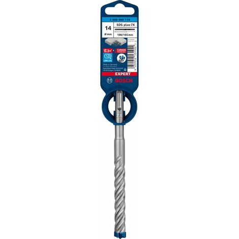1PZ BOSCH-A PUNTA SDS PLUS-7X EXPERT 14X100/165 MM