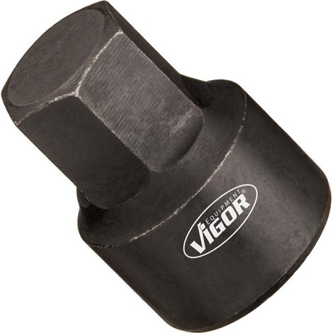 VIGOR Douille à cliquet V7158-3 Carré creux 6,3 mm (1/4 pouce) Profil hexagonal extérieur 9