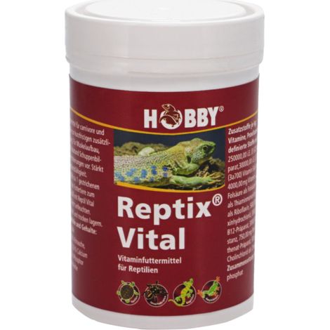 Hobby Reptix Vital, Vitaminpulver für Reptilien, 120 g