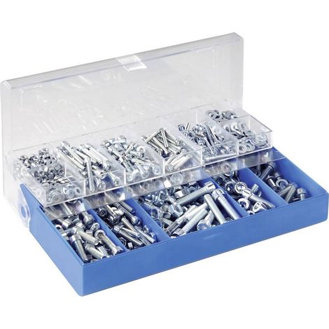 Assortiment de vis à tête cylindrique 1205 pces (1/2)