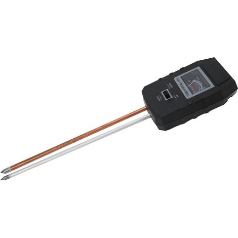 Bodenmessgerät, Bodenfeuchtemessgerät, pH-Meter, Beleuchtungsmessgerät, Multifunktions-Feuchteanalysator (1/5)