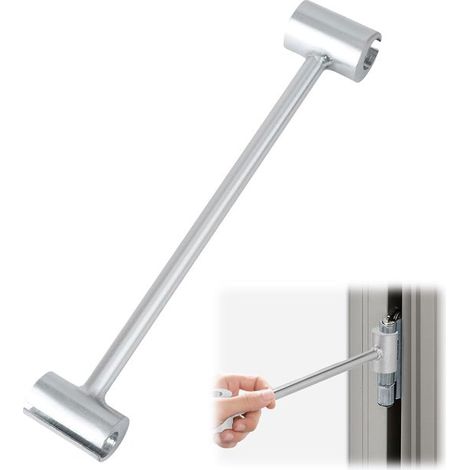 Outil de réglage de charnière de porte 14-19 mm argent - compatible avec tous les types de portes (1/5)