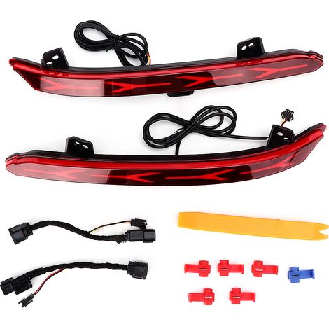 Réflecteur LED lumineux pour pare-chocs auto, feu stop compatible Honda Accord 2018-2020 (1/5)