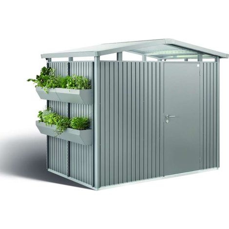 Casetta Panorama Misura P2 grigio quarzo metallizzato con porta standard