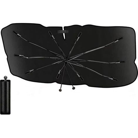 Parasol de Pare-Brise pour Voiture,Pare Soleil Soiture Avant, Pliable Parapluie Pare Soleil Voiture,Blocage des UV et de la Chaleur pour la Plupart des Voitures (140×80 cm) (1/4)