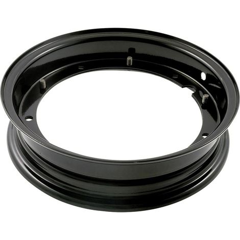 10-Zoll-Stahlfelge in Schwarz – Einzigartiges Design – Robuste Ausführung – Für Vespa PK PX ET3 – Kompatibel mit Reifen der Größen 3.00 bis 3.50 (1/2)