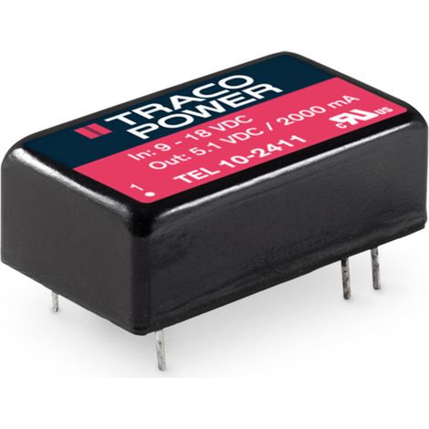 TracoPower TEL 10-2411 DC/DC-Wandler, Print   2 A 10 W Anzahl Ausgänge: 1 x Inhalt 1 St.