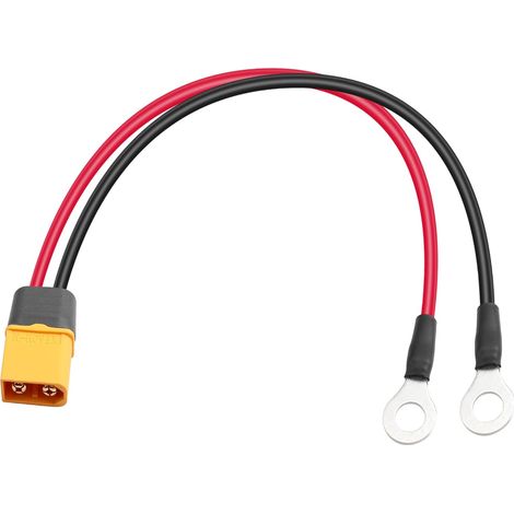 L'extension XT60 est équipée d'une nouvelle génération et d'une batterie 14AWG avec fermeture intégrée, semelle intégrée et charge de la batterie (0,3 m) (1/5)