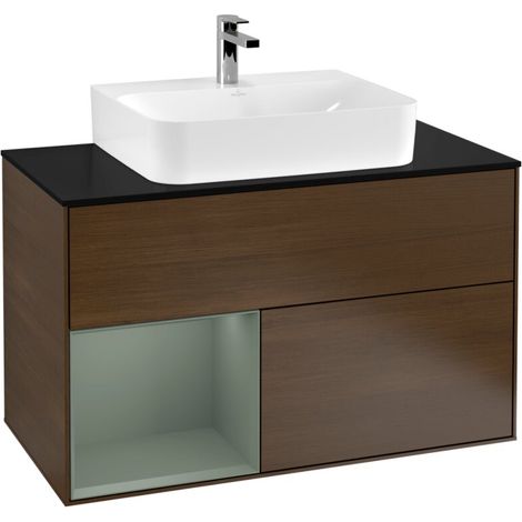 Villeroy & Boch F112GMGN Armoire sous-lavabo Finion F11