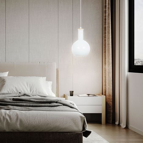 Hänge Lampe Glas Wohnraum Tisch Strahler Chrom Flasche Pendel Beleuchtung Spotlight 1148102
