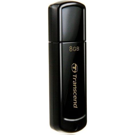 Transcend JetFlash elite JetFlash 350 USB-Stick 8 GB USB Typ-A 2.0 Schwarz (1/5)