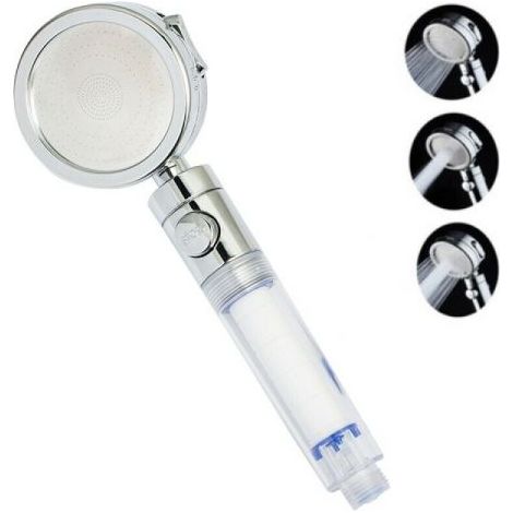 Soffione doccia multigetto rotondo doccetta massaggio anticalcare Art. 52999
