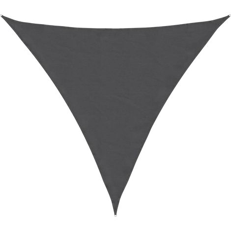 Vela Parasole  Telo Ombra  Parasole a Vela Oxford Triangolare 5x5x5 m Antracite (1/4)