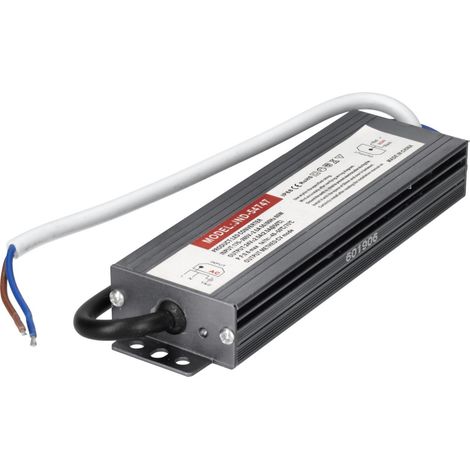 Jandei - Transformateur 24V 2.5A 60W SLIM Transformateur Extérieur IP67 (1/3)