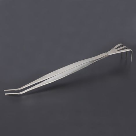2 in 1 Stainless Steel Bonsai & Gardening Tool Root Rake Tweezers (1/5)