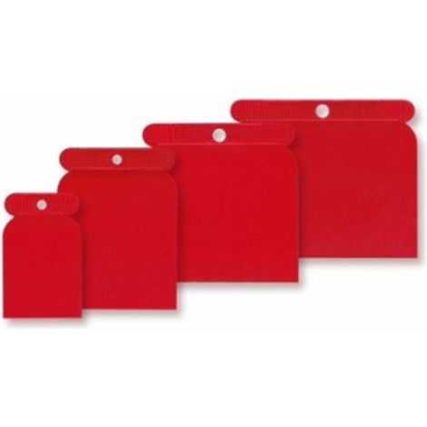 espatula japonesa plastico para emplastecer - juego 4 pzas ebertools expert
