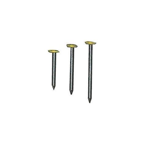 Chiodi Acciaio Testa Ottone Cm 2 2,5 3 Cm 100 Pezzi Quadri Per Muro Cemento - Taglia: 20