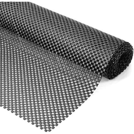 SABIR Tapis Antidérapant Polyvalent, Noir, Anti Dérapant, Tapis de Coussin de Sol Imperméable pour Maison Bureau Voitures Cuisine Salle de Bain (1/4)