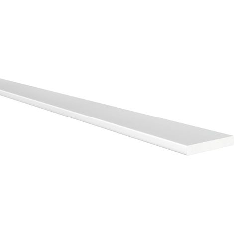 Profil plat  Fabriqué en aluminium  Finition anodisée mate    Dimensions 2031000mm  Longueur du profil 1 mètre  Épaisseur extra fortm  1 unité