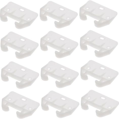 12pièces Guides De Rail Pour Tiroir Plastique De Cales Pour Systèmes De Installation Facile Et Sécurisée Pour Meubles