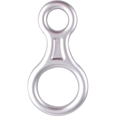 CCYKXA Descent Equipment Rappel Device 35kN Aluminum Descender Figure 8 Descender Climbing for Outdoor Recreation