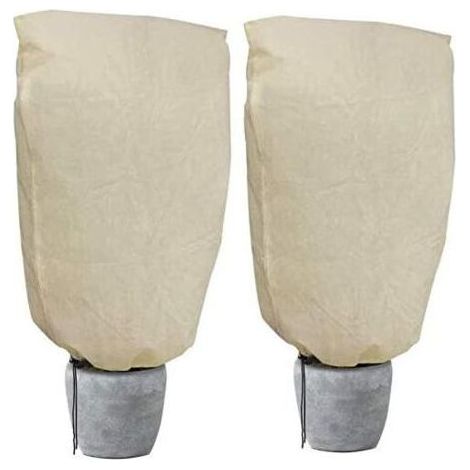 Housse de Protection pour Plantes, Housse d'hivernage économique Grande Capacité (2 Pack) - 100 x 80 cm (1/4)