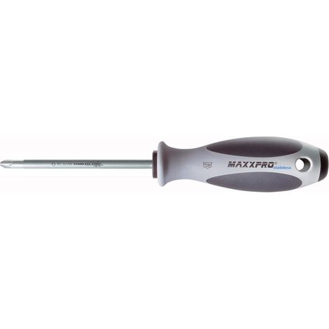 Tournevis WITTE PZ3x150 MAXXPRO en acier inoxydable avec embout Pozidriv et haute durabilité.