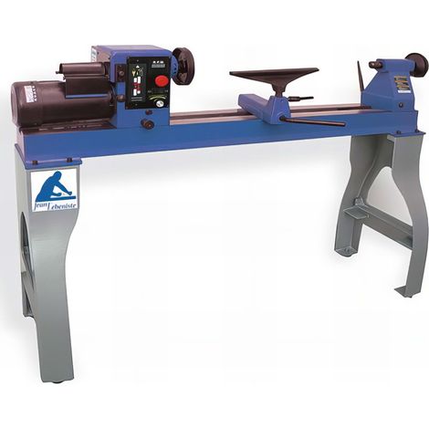 Tour à bois entre pointes 1200 mm 1500 W – Tension 230 V – Vitesse réglable 130 à 4000 tr/min – Cône MK2 – Jean L'Ebeniste
