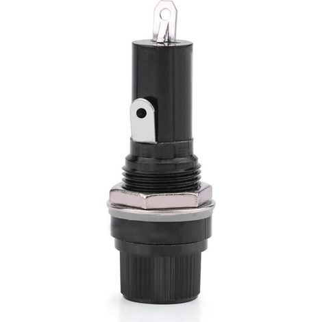 5 pièces porte-fusible monté sur panneau électrique prise bouchon à vis support de fusible à souder pour 6  30 fusibles en verre AC 125 V 15A/250 V 10A, Technologie embarquée/GPS et sécurité