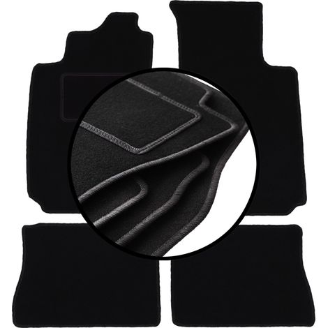 Satz Velours-Fußmatten für: Renault Megane I Limousine, Classic, Schrägheck, Gran Turismo, Kombi (1995-2002)