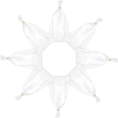 Paquet de Conservation D'eau en Coton pour Arrangement Floral, Transparent, Facile à Couper, pour Mariages et Anniversaires, Grand Format Pratique (1/5)