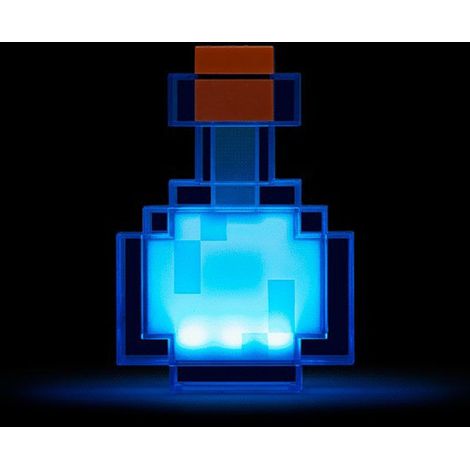 Veilleuse LED 8 couleurs, lampe de bureau LED à changement de couleur en forme de flacon de potion Minecraft, veilleuse de 7 pouces (une pièce) (1/3)