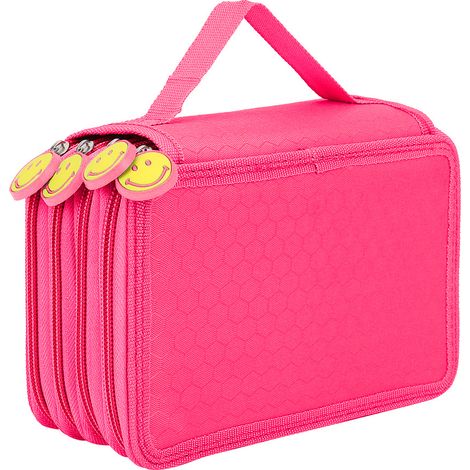 Trousse à crayons 4 couches 72 trous, grande capacité, motif dessin animé, pochette zippée pour fournitures scolaires (1/5)