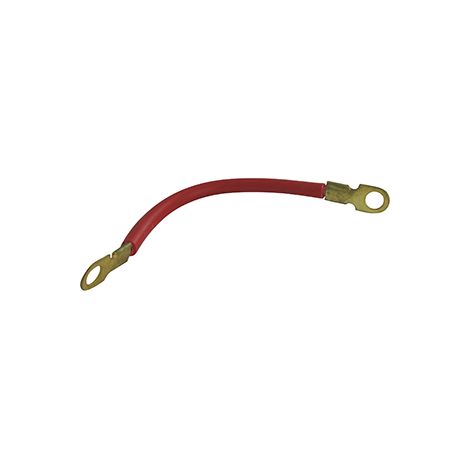 Cavo Batteria Rosso a 6 Conduttori con Guaina in PoliVinile ø Occhiello: 10mm, L: 203mm.