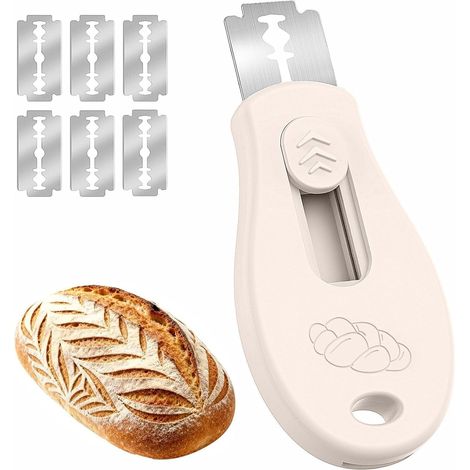 Ensemble de 2 coupe-pain, coupe-pain au levain, coupe-pain magnétique détachable, coupe-pain pour la cuisson du pain, coupe-pain maison (1/5)