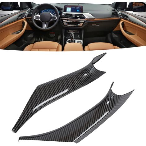 Ein Paar Türarmlehnenbezüge für den Innenraum, passend für BMW G01 G02 G08, mit Carbonfaser-Optik. (1/5)