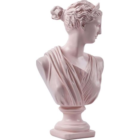 de déesse nordique en résine rose un objet de décoration