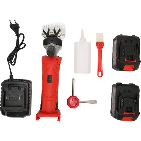 Tondeuse électrique 200W 6 vitesses 2600 tr/min pour moutons, chèvres, bovins, tonte animale efficace, prise UE 100V-240V (1/5)