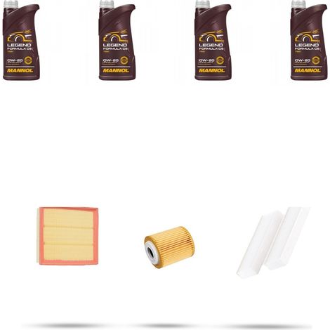 Kit tagliando 3 FILTRI e 4L OLIO compatibile con Opel Combo E 1.5 75kw Dal 2018 (1/4)