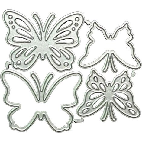 Stanzformen für Schmetterlinge, Schablonen, dekorative Scrapbooking-Prägungen, Stanzvorlagen