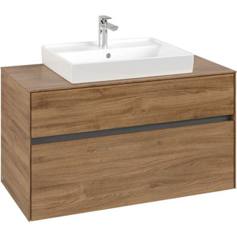 Villeroy & Boch Collaro Waschbeckenunterschrank, 2 Auszüge, (1/3)
