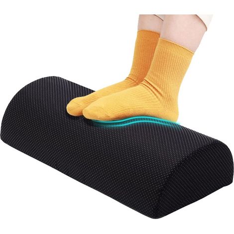 Coussin repose-pieds TuseRxln – Ergonomique – Support sous le bureau – 1 pièce – Gris (1/5)