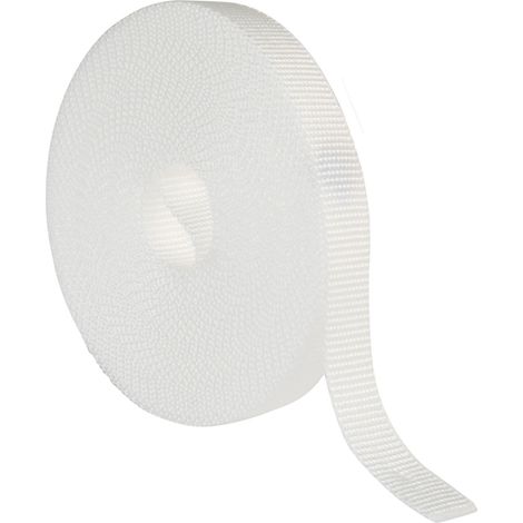 Cordon de rechange pour étendoir - Fil de remplacement pour séchoir à linge - Résistant à l’humidité et à l’usage quotidien - 20 m - Nylon - Finition blanche (1/5)