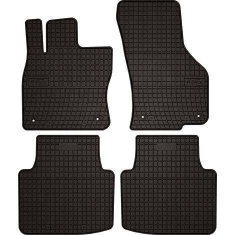 Tapis de sol en caoutchouc pour : Volkswagen Arteon liftback, Shooting Brake (2017-) - noirs, sur mesure (1/5)