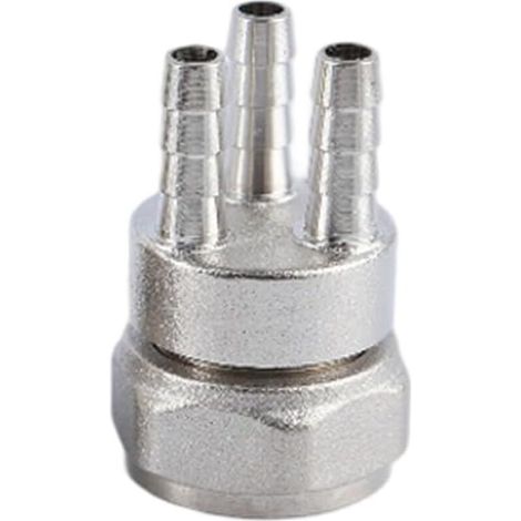 Brass underfloor heating pipe connectors with G3/4 thread, designed to fit 10 x 1.5mm pipes for various connection types, including one-to-one and one-to-three configurations. (1/5)
