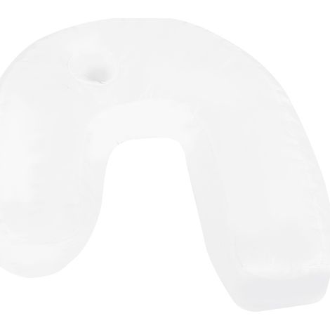 Almohada ergonómica en forma de U, diseño acanalado, soporte cervical, para cama de casa. (1/5)