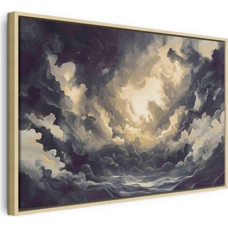 Tableau décoratif artgeist Le Soleil 120x80 cm toile