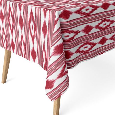 Nappe Anti-Taches enduite Coton rectangulaire 300x140 Islas Rouge (1/5)