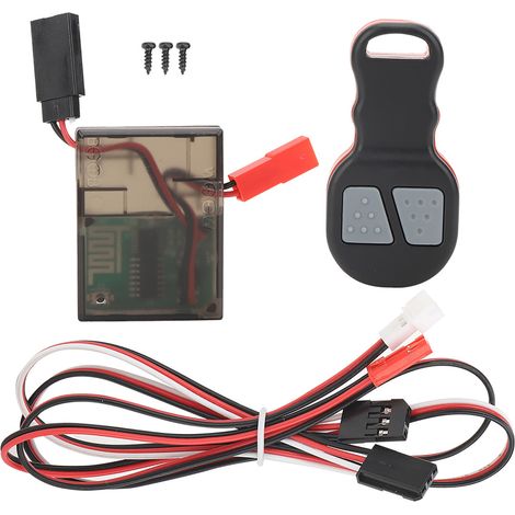 Kit récepteur de télécommande sans fil universel pour treuil de voiture, accessoire pour crawler RC 1/10 (1/5)